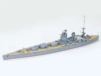 Tamiya - 1/700 British Rodney Battleship Plastic Model Boat Kit 1
