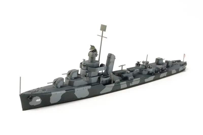 Tamiya - 1/700 Navy Destroyer Dd412 Hammann Plastic Model Kit 1