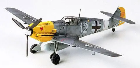 Tamiya - 1/72 Messerschmitt Bf109 E-47 Plastic Model Airplane Kit 1