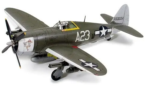 Tamiya - 1/72 P-47D Thunderbolt Plastic Model Airplane Kit 1