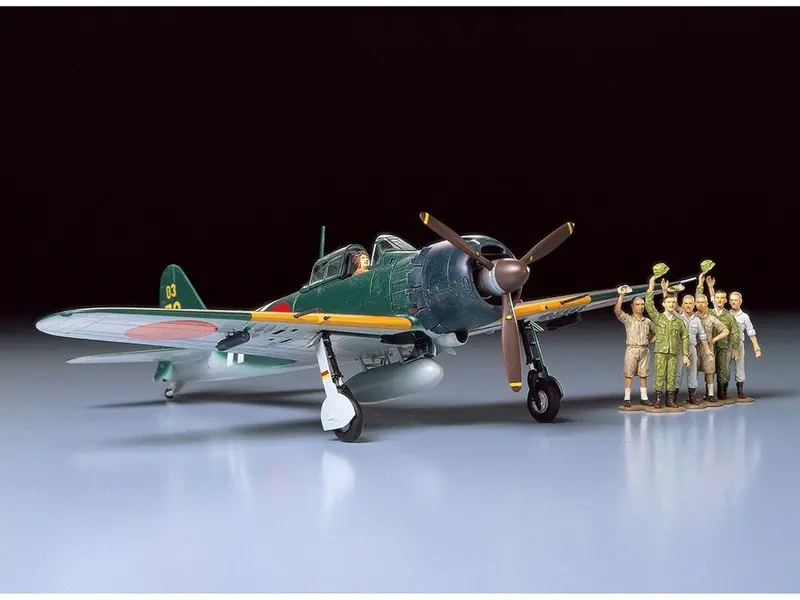 Tamiya - A6m5c Type 52 Zero Figher Model Airplane Kit 1