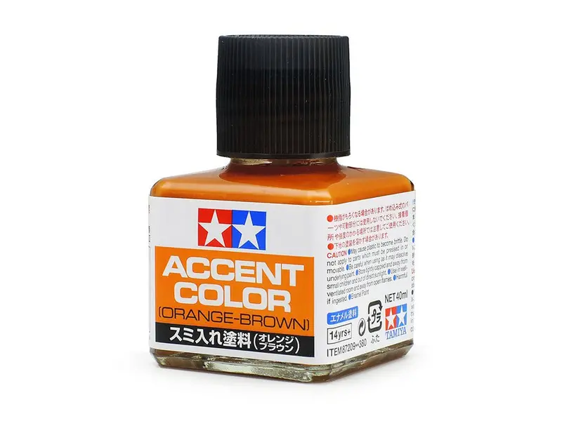 Tamiya - Accent Color, Orange-Brown, 40Ml 1