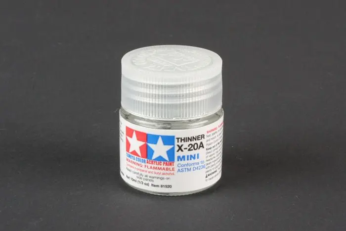 Tamiya - Acrylic Mini X-20A Thinner, 10Ml Bottle 1