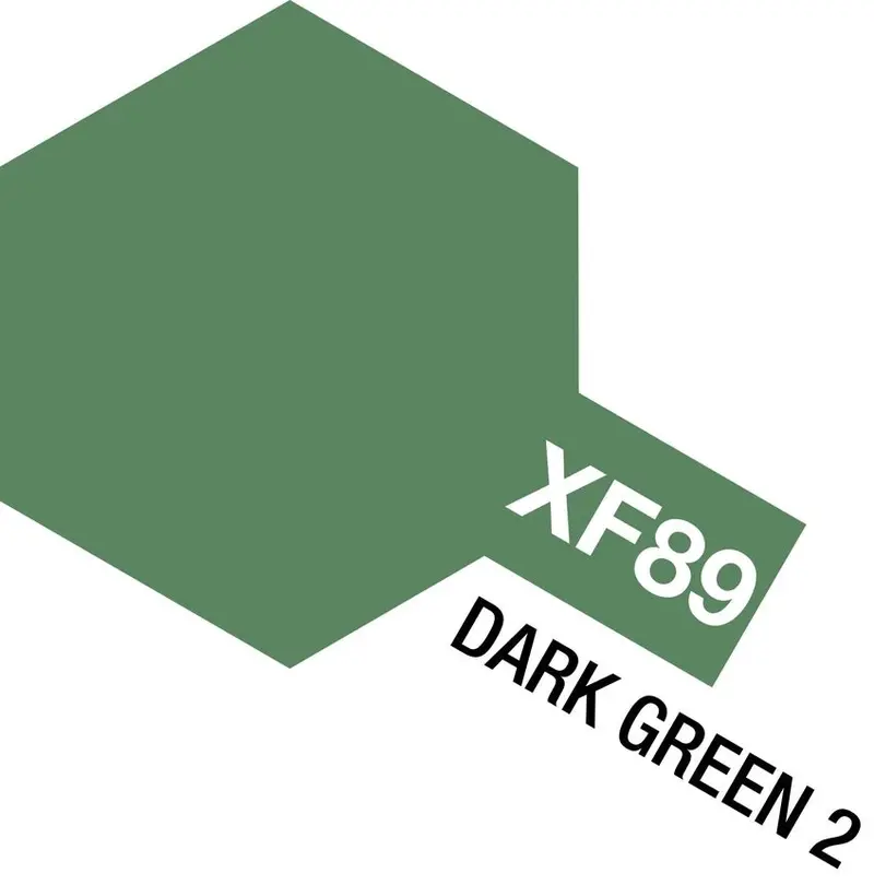 Tamiya - Acrylic Mini Xf-89 Dark Green, 10Ml Bottle 1