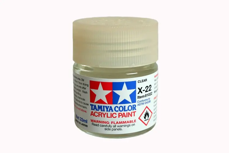 Tamiya - Acrylic X-22 Clear Paint, 23Ml Bottle 1