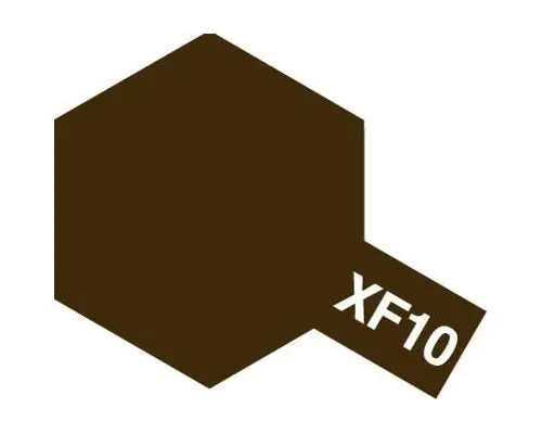 Tamiya - Acrylic Xf-10 Flat Brown, 23Ml Bottle 1