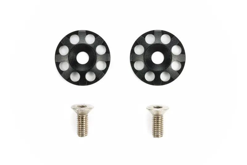 Tamiya - Aluminum Wing Washers, Black 1