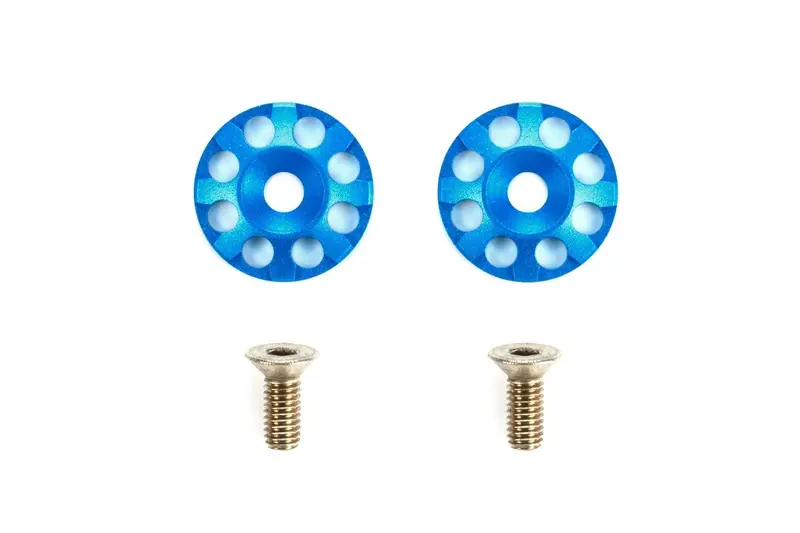 Tamiya - Aluminum Wing Washers, Blue 1