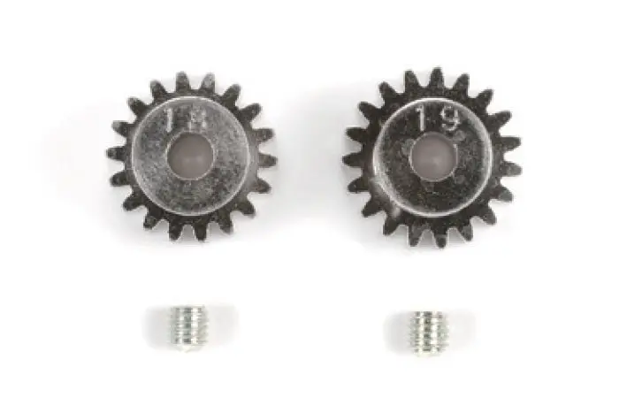 Tamiya - Av Pinion Set, 18 Tooth / 19 Tooth 1