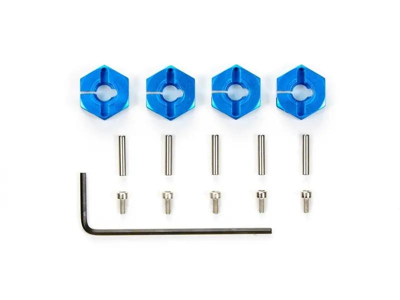 Tamiya - Clamp Style Aluminum Wheel Hub, 4Mm 1