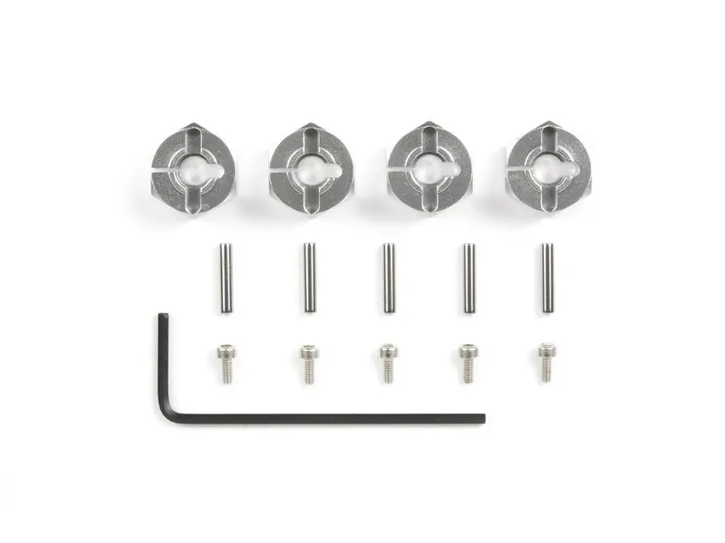 Tamiya - Clamp Type Aluminum Wheel Hub, 6Mm Thick 1