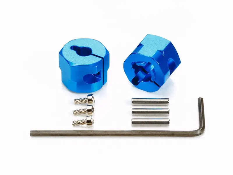 Tamiya - Clamp Type Aluminum Wheel Hub, 9Mm Thick (2Pcs) 1