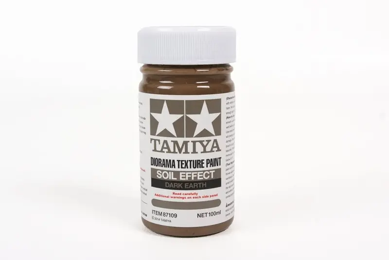 Tamiya - Diorama Texture Paint 100Ml Bottle, Dark Earth 1