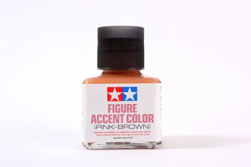 Tamiya - Figure Accent Color, Pink Brown 40Ml Bottle 1