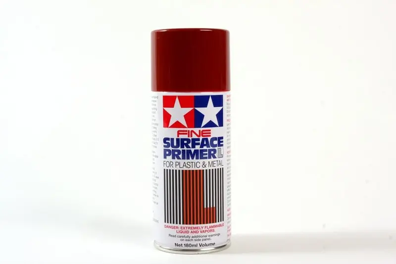 Tamiya - Fine Surface Primer L Oxide Red, 180Ml Spray Can 1