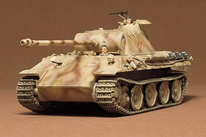 Tamiya - German Panther Med Tank Plastic Model Kit, Ca165 1
