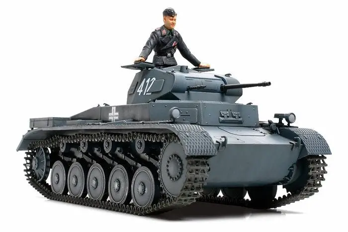 Tamiya - German Pzkw Ii Ausf. A/B/C ( Sd. Kfz. 121) Plastic Model Tank Kit 1