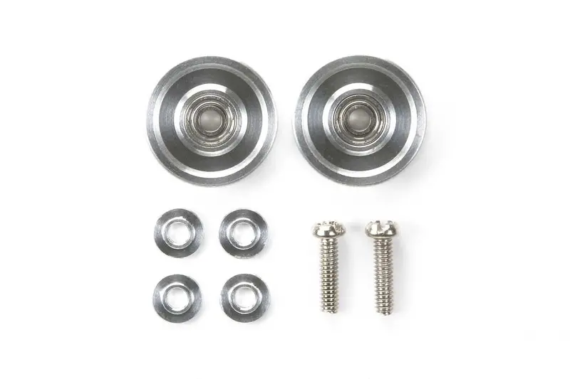 Tamiya - Jr Aluminum Ball Race Rollers, 13Mm Ringless 1