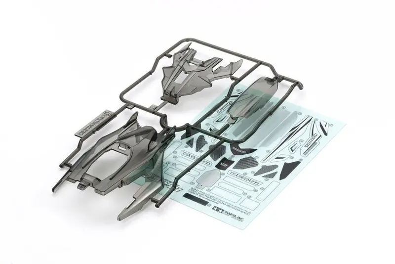 Tamiya - Jr Body Set Dcr-01, Clear Black 1