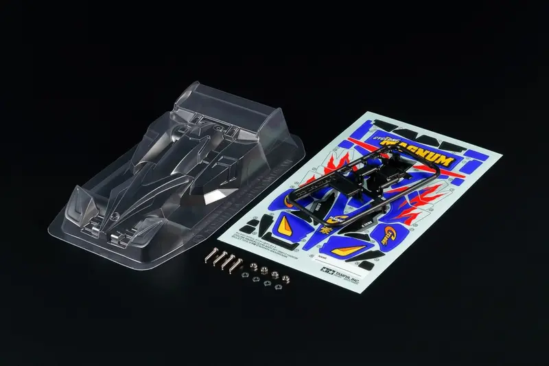 Tamiya - Jr Cyclone Magnum Clear Body Set 1