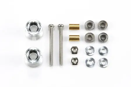 Tamiya - Jr Double Aluminum Rollers, 9-8Mm 1