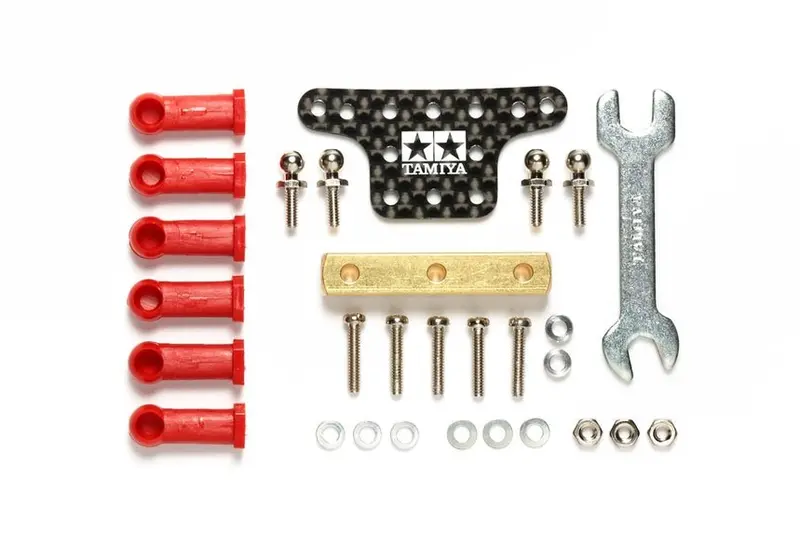 Tamiya - Jr Hg Mass Damper Set With Ball Connectors (Block Weight/Carbon Plate) 1