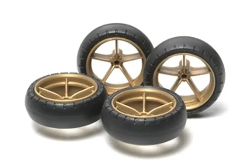 Tamiya - Jr Lg Dia Narrow Lw, W/Arched Tires 1
