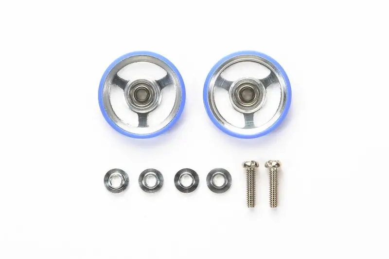 Tamiya - Jr Mini 17Mm Aluminum Rollers With Plastic Rings 1