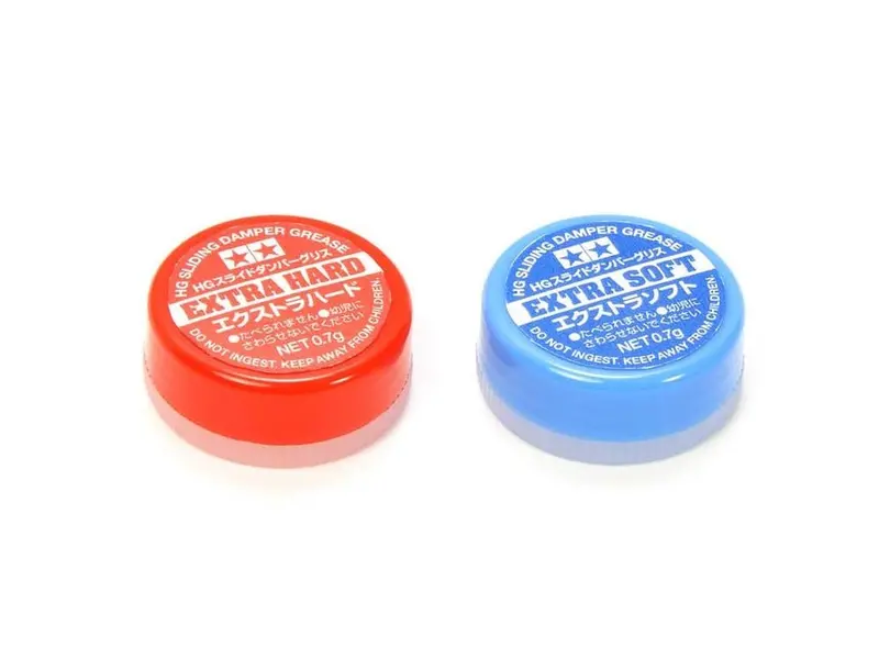 Tamiya - Jr Mini Hg Sliding Damper Grease, Extra Hard & Extra Soft 1