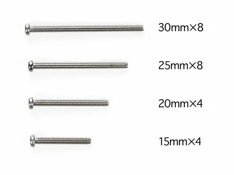 Tamiya - Jr Mini Stainless Steel Screw Set 1