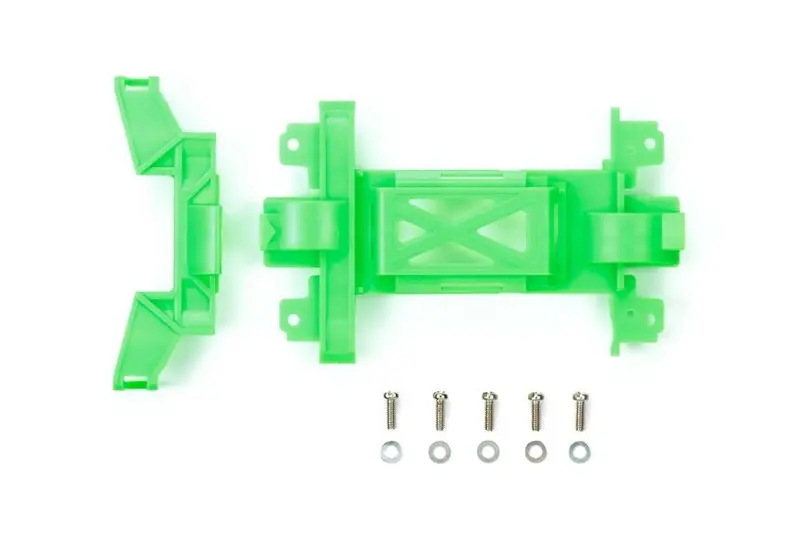 Tamiya - Jr Reinforced Gear Cover, Green 1