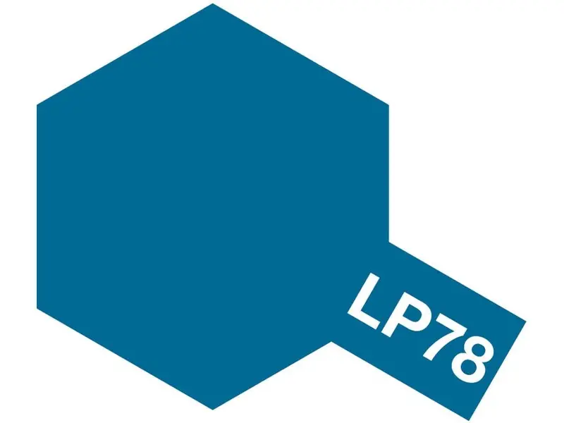 Tamiya - Lacquer Lp-78 Flat Blue 10Ml Bottle 1