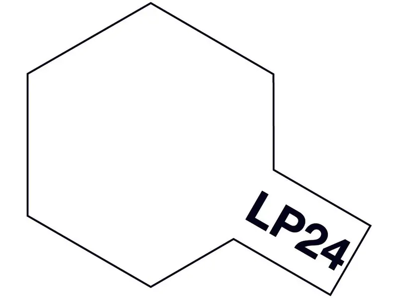 Tamiya - Lacquer Paint Lp-24 Semi Gloss Clear 10Ml Bottle 1