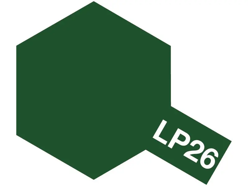 Tamiya - Lacquer Paint Lp-26 D. Green Jgsdf 10Ml Bottle 1