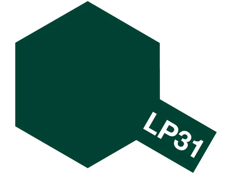 Tamiya - Lacquer Paint Lp-31 Dark Green Ijn 10Ml Bottle 1