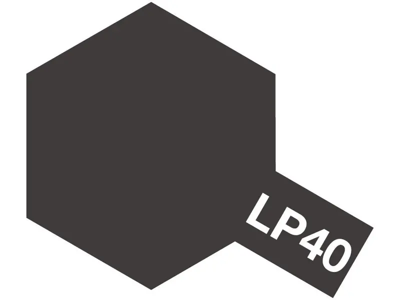 Tamiya - Lacquer Paint Lp-40 Metallic Black 10Ml Bottle 1