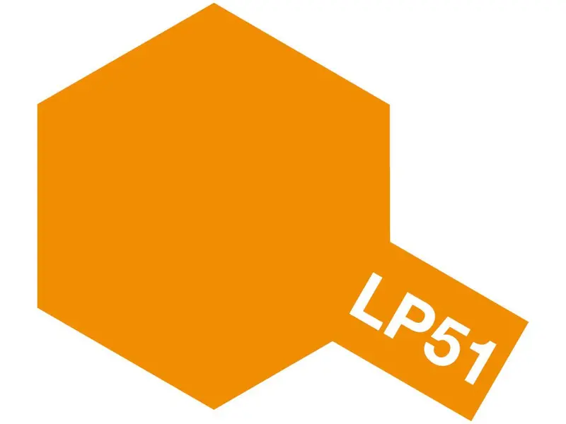 Tamiya - Lacquer Paint Lp-51 Pure Orange 10Ml Bottle 1