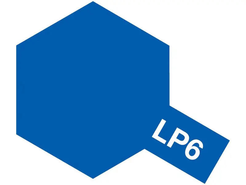 Tamiya - Lacquer Paint Lp-6 Pure Blue 10Ml Bottle 1