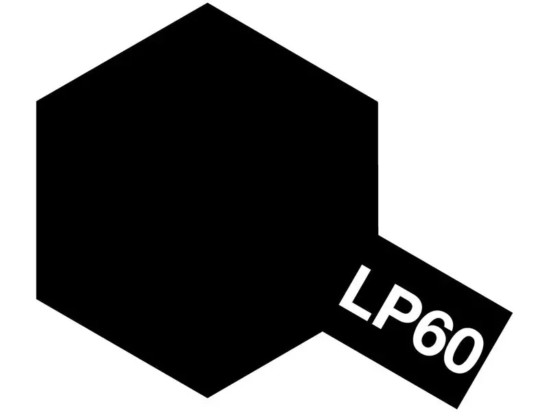 Tamiya - Lacquer Paint Lp-60 Nato Black 10Ml Bottle 1