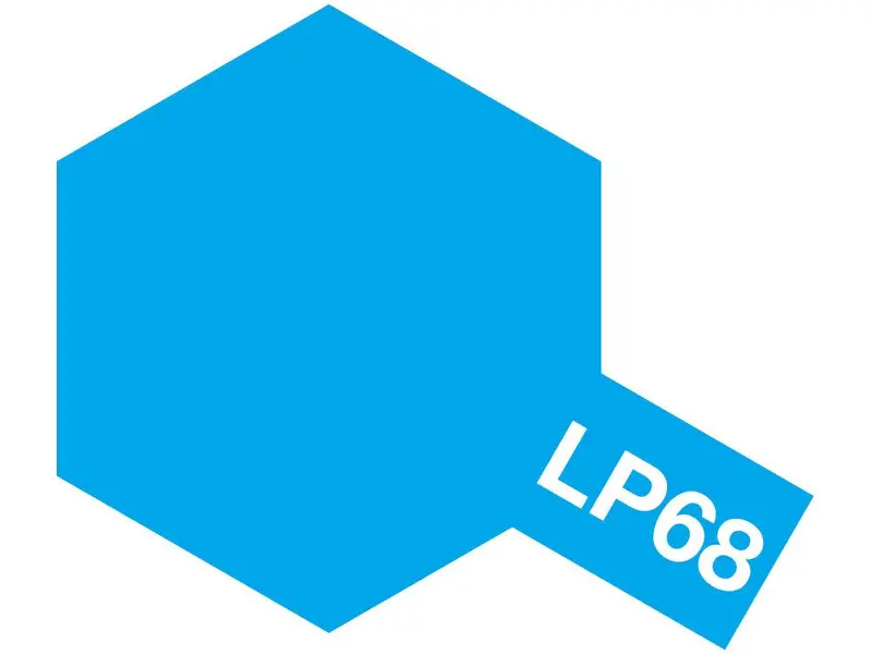 Tamiya - Lacquer Paint Lp-68 Clear Blue 10Ml Bottle 1