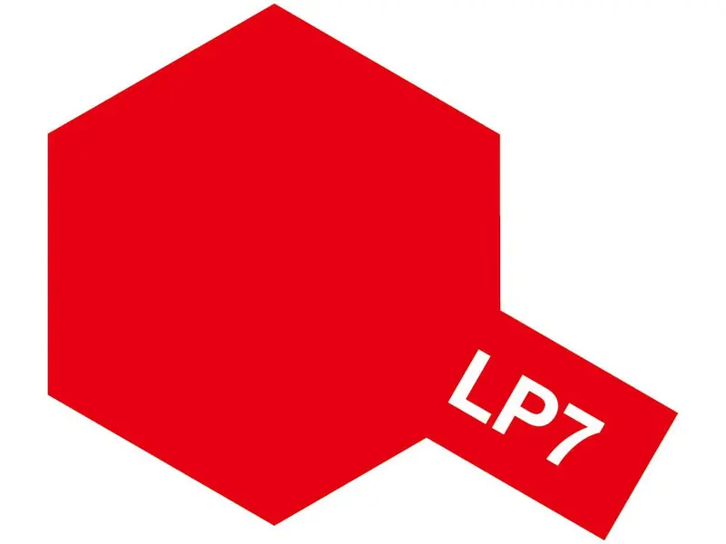 Tamiya - Lacquer Paint Lp-7 Pure Red 10Ml Bottle 1