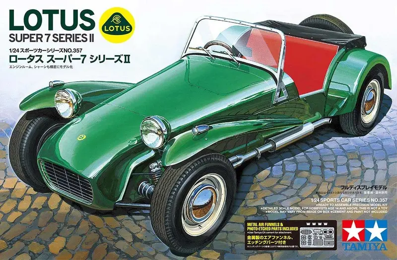 Tamiya - Lotus Super 7 Series Ii Plastic Model Kit 1