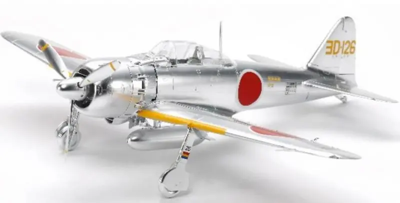 Tamiya - Mitsubishi A6m5 / 5A (Zeke) Zero Fighter Silver Plated 1