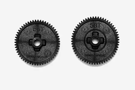 Tamiya - Option Spur Gear Set For Tt-01 , 55T/58T 1