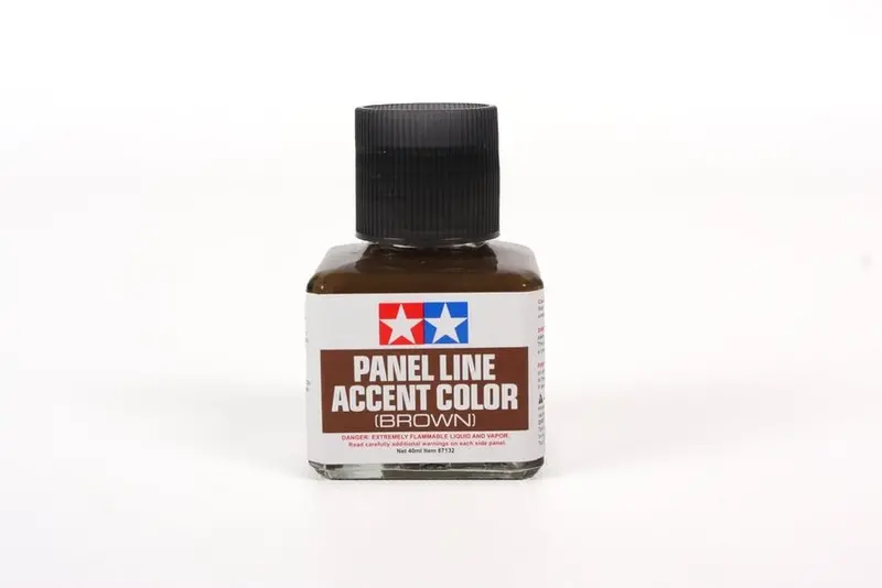 Tamiya - Panel Line Accent Color Brown Paint, 40Ml Bottle 1