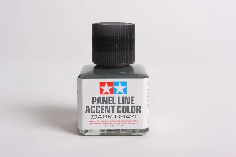 Tamiya - Panel Line Accent Color Dark Gray, 40 Ml Bottle 1