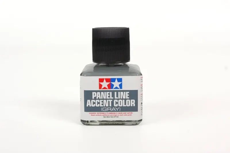 Tamiya - Panel Line Accent Color Gray Paint, 40Ml Bottle 1