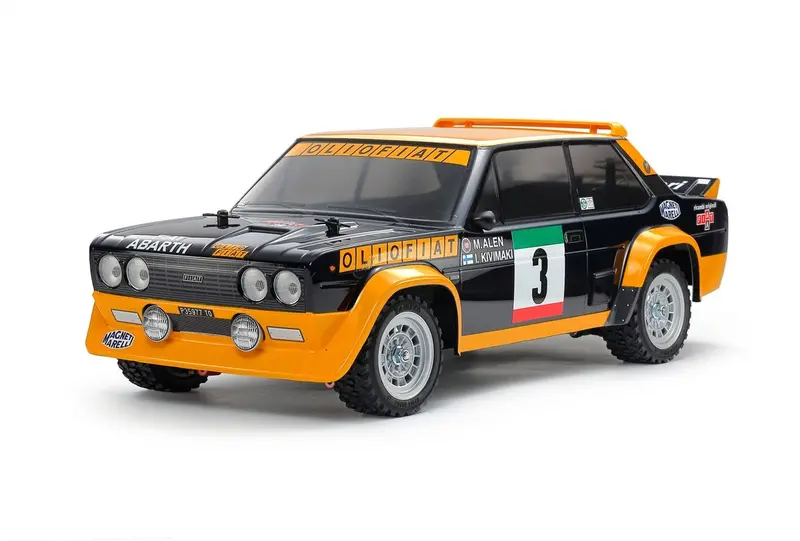 Tamiya - R/C Fiat 131 Abarth Rally Mf-01X Olio Fiat Painted Body 1