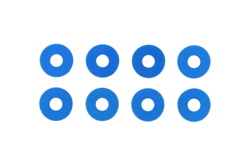 Tamiya - Rc 0.75Mm Wheel Spacer, Blue, 8Pcs 1