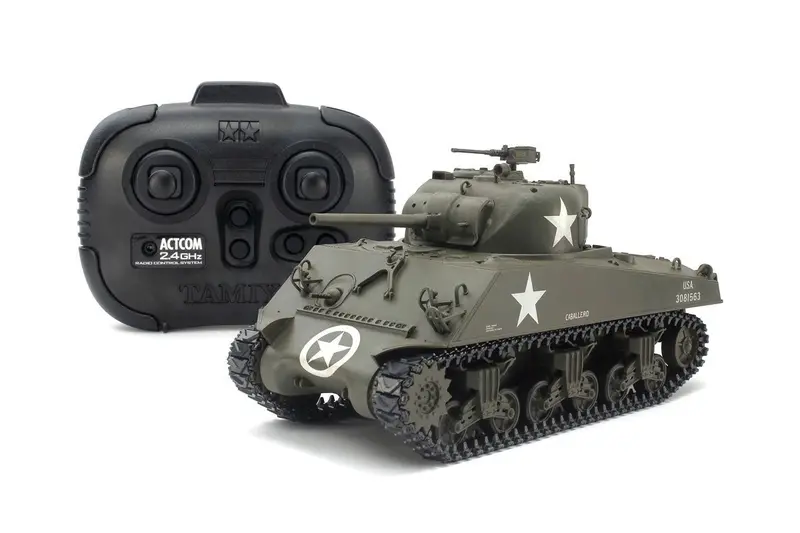Tamiya - Rc 1/35 Scale U.S. Medium Tank Kit, M4a3 Sherman 1